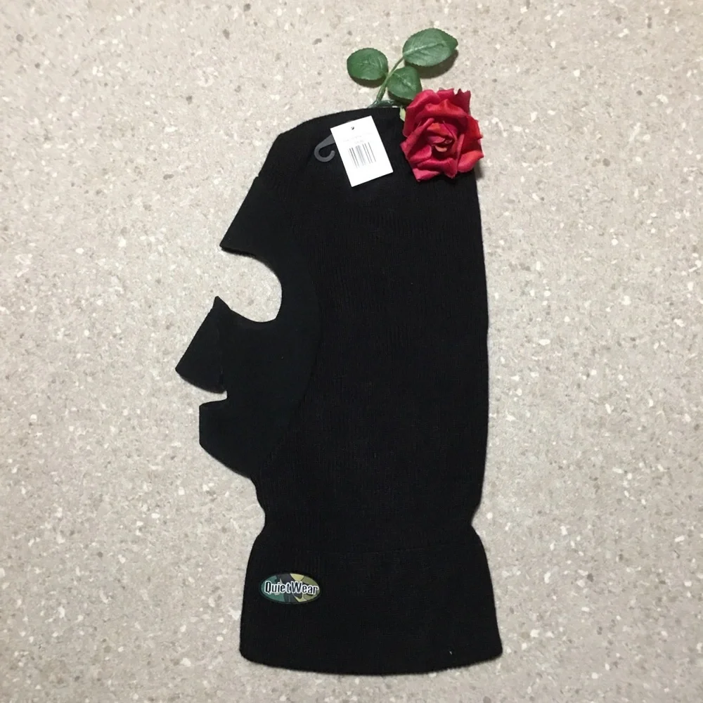 Full face tactical ski mask Quietwear Black NWT